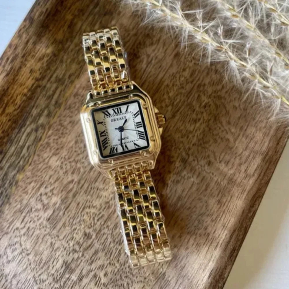 Panthere Classic Rectangle Stainless Steel
Gold Watch - Picture 3 of 15